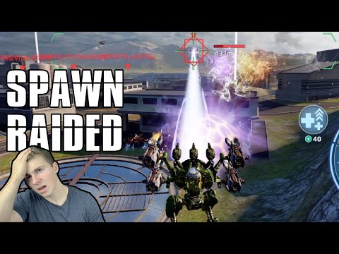 Getting Spawn RAIDED By A Full Squad Of Enemy HAWKS On Powerplant.... PAIN