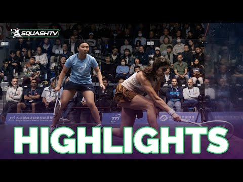 "She's in a Tangle!" | El Sherbini v Yuk | TTI Milwaukee Hong Kong Squash Open 2023 | RD3 HIGHLIGHTS