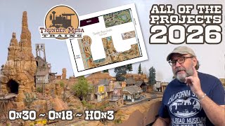 ALL the Projects Coming for 2026 on Thunder Mesa Trains!