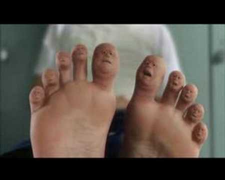 Fötterna demonstrerar!