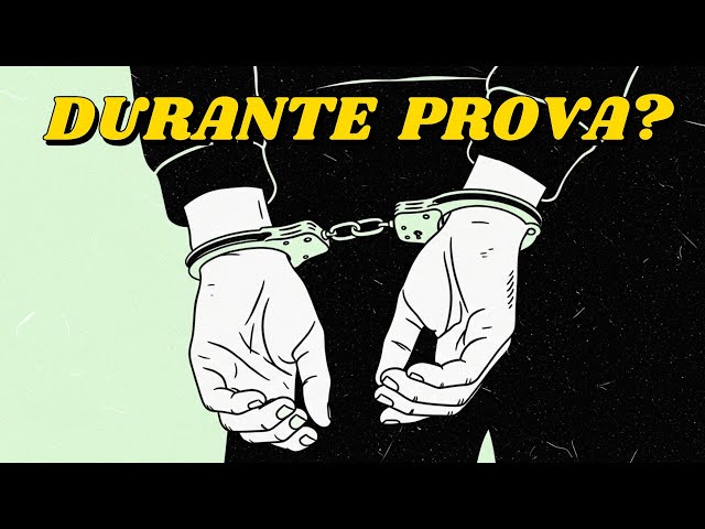 ORGANIZADOR PRESO durante a PROVA!