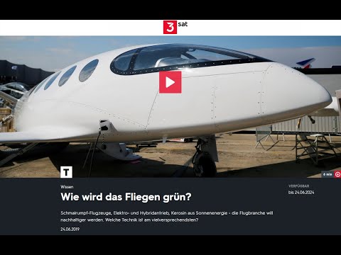 Wie wird das Fliegen grün? (ZDF/3sat, NANO, 24.06.2019)