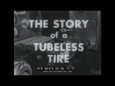 "MILEAGE IN THE MAKING - STORY OF TUBELESS TIRE" 1961 B.F. GOODRICH SILVERTOWN TIRE PROMO 86374