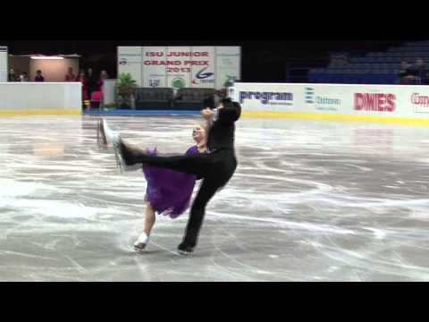 3 M. EDWARDS / Z. PANG (CAN) - ISU JGP Czech Skate 2013 Junior Ice Dance Short Dance