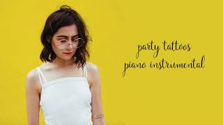 party tattoos - dodie (Piano Instrumental)