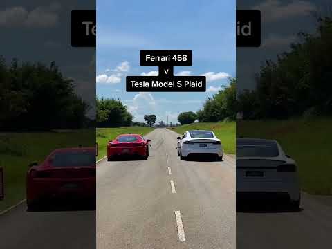 Ferrari vs Tesla Model S Plaid