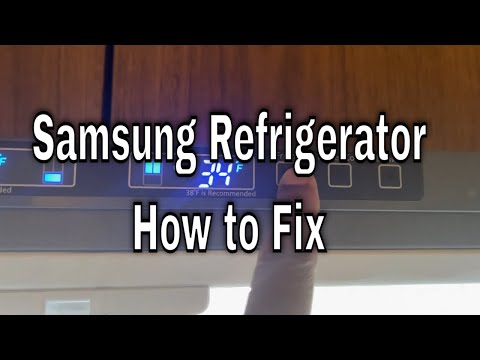 Samsung Refrigerator - Trouble Shooting - How to Fix Refrigerator
