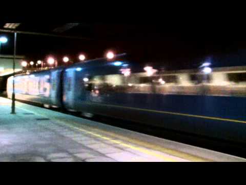 Prestatyn 14.11.2013 - Arriva 175005 replacing Class 67 on WAG Premier Service