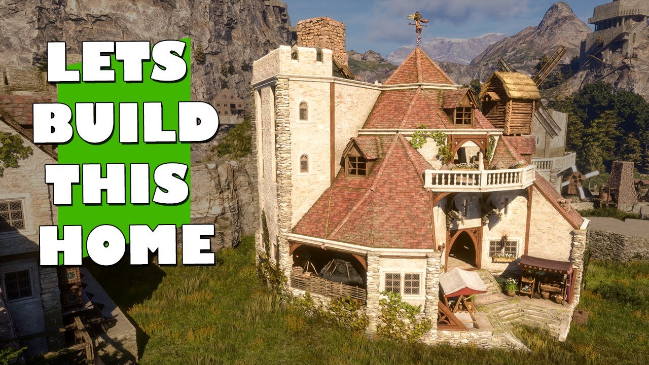 Pax Dei - Building Video Of A Single Plot Home