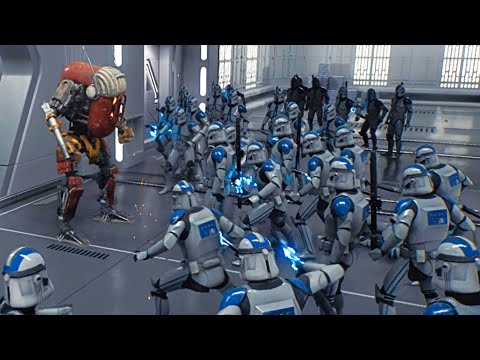 501st Legion VS Hunter Droid | STAR WARS JEDI SURVIVOR