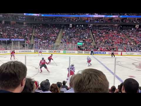 NY Ranger fans take over the Rock, Chris Kreider 2nd goal of game - 4/18/23
