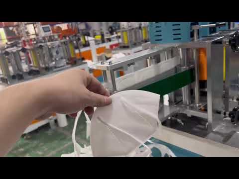 automatic headband masks machine production line, can match masks wrapping machine