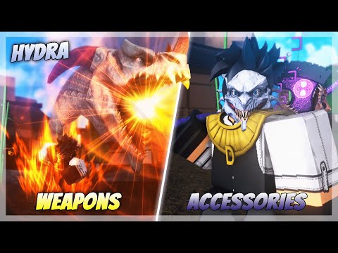 Obtaining ALL Hydra Weapons + Accessories in One Video on King Legacy...