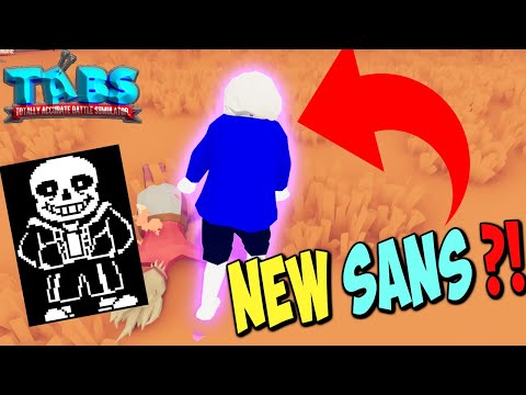 New Sans(Undertale) vs Every Faction - TABS LEGACY UPDATE MODS GAMEPLAY