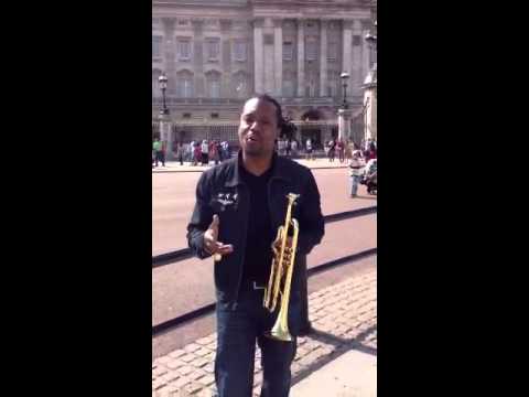 Buckingham Palace Dontae Winslow blows his horn!