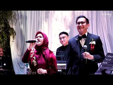 Ikke Nurjanah ft. Aldi Bragi - Memandangmu (Adira & Adrian Wedding Reception Livecam)