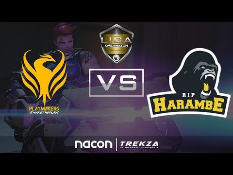 PLAYMAKERS  vs R.I.P HARAMBE- #LigaOW - Jornada 5 - T1
