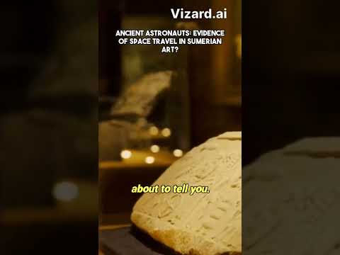 Did you know that ancient Sumerians had drawings of rockets and men in space?