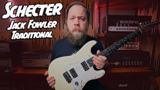 Video thumbnail for ROCK MACHINE! Schecter Jack Fowler Traditional! by Riffs, Beards & Gear