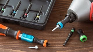 Use a screwdriver with one hand.