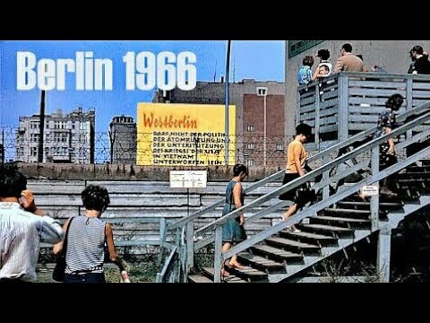 Berlin 1966 - Ku´damm - Mauer - Checkpoint Charlie - the Wall - death strip