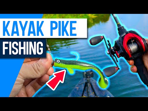 Lure Fishing For PIKE from my Inflatable Kayak!
