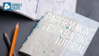 How to Turn Homemade Paper into Personal Notebooks