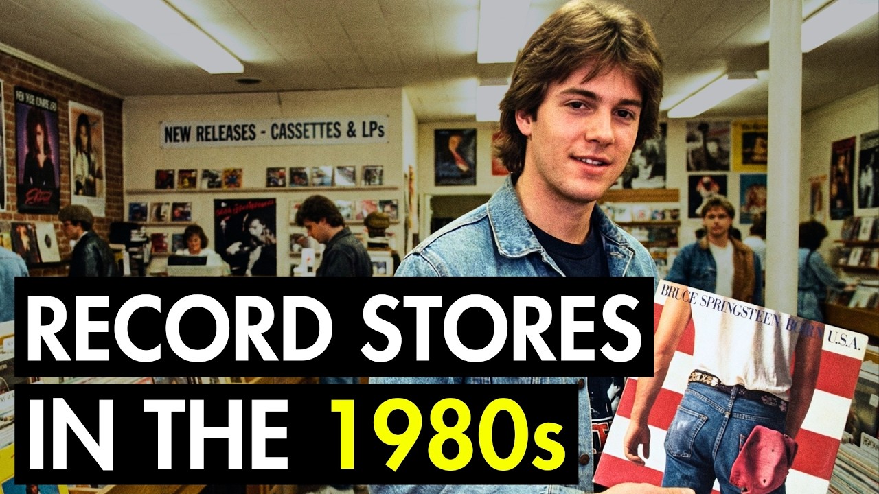 Fun visuals from the 80's...What Record Stores Were Like in 1980s America