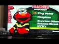Opening To Sesame Street Elmo Visits The Firehouse 2002 DVD