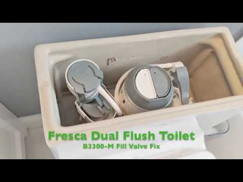 Fresca Dual Flush Toilet Fill Valve Repair Project
