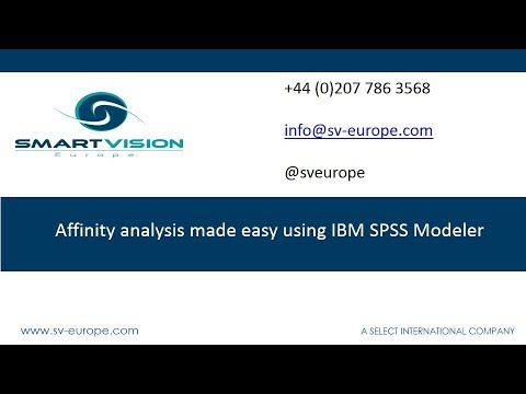 Affinity analysis made easy