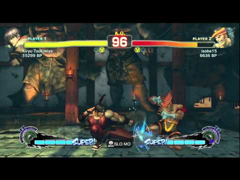 SSF4: Kiryu Tsukimiya (Guy) vs. isobe15 (Adon)