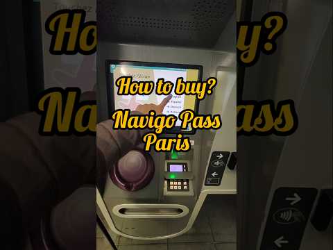 Navigo Easy Travel Card Paris Metro #paris #paristravelguide #paristravel #france #parismetro