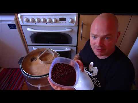 HBW#53 American brown ale with cacao nibs in citra vodka