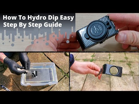 How To Hydro Dip Easy - Step By Step Guide
