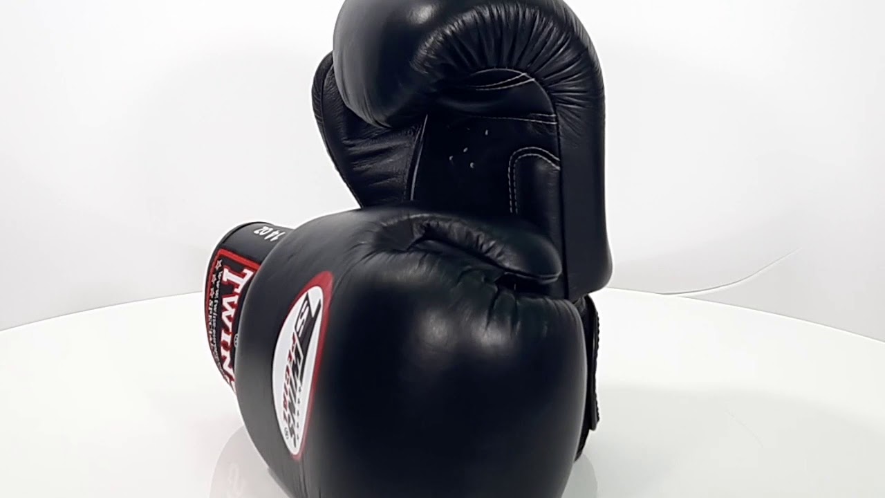 Gants De Boxe Twins BGVL-3 - 14 Oz (environ 35,5 G) - Cuir, Fermeture Lacets - Pour Kickboxing, Entraînement Adulte