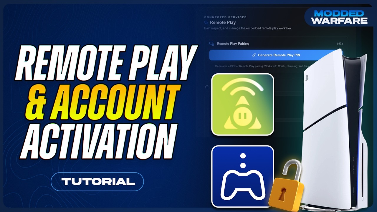 Account Activation & Remote Play Setup on a Jailbroken PS5