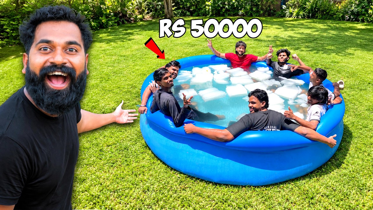 Last To Leave Ice Pool Wins Rs 50000 | M4 Tech |