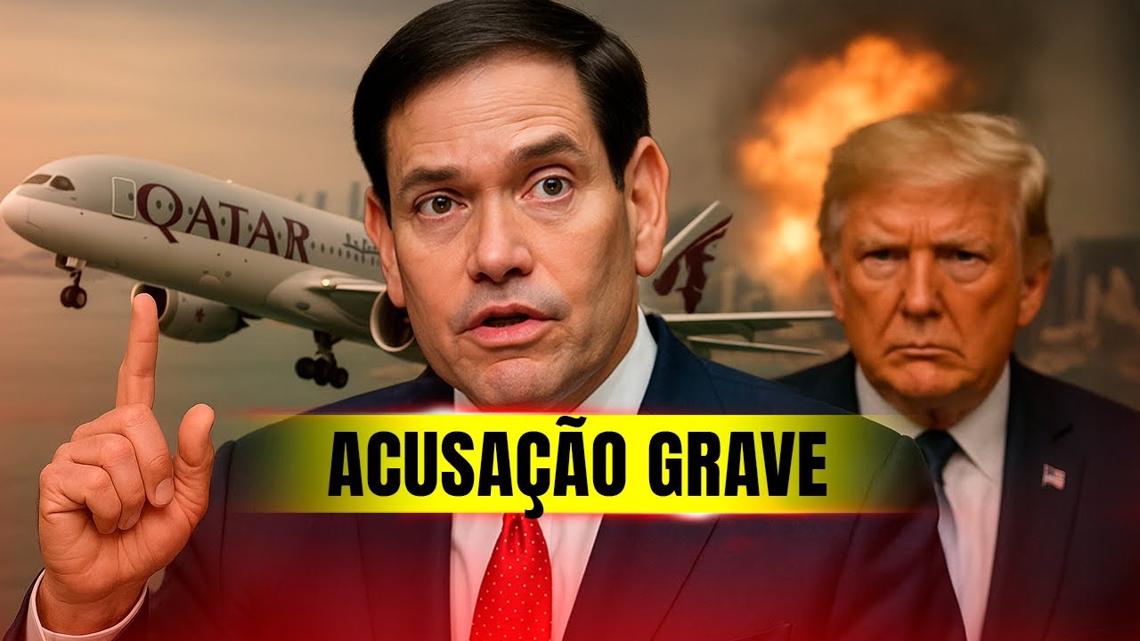 Rubio faz declaração explosiva e expõe crise após Trump receber avião de luxo do Catar