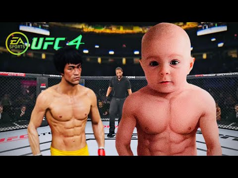 PS5 | Bruce Lee vs. Super Jock Baby [EA Sport UFC 4]🥊