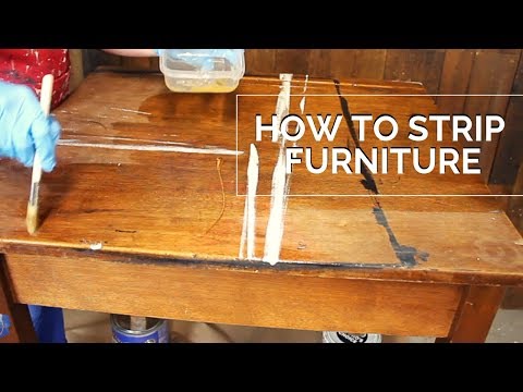 image-How do you remove gel stripper from wood?