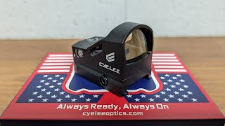 Cyelee CT2 Shake Awake Green Dot Micro Reflex Sight - First Impressions
