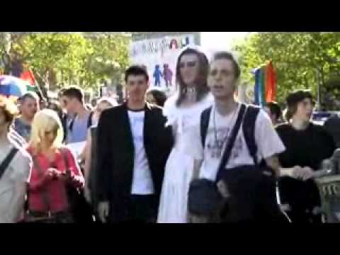 Sydney march for equal marriage rights May 12, 2012