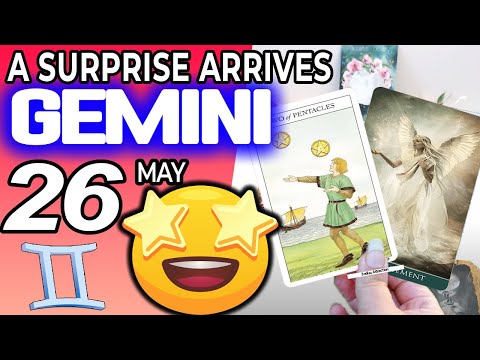 Gemini ♊ A SURPRISE ARRIVES 💖 Horoscope for Today MAY 26 2022♊Gemini tarot may 26 2022