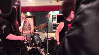 Zombified - Halloween gig in HMV, Belfast.