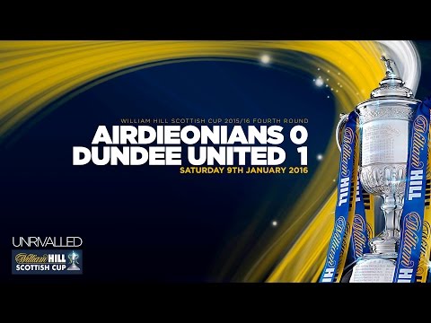 Airdieonians 0-1Dundee United | William Hill Scottish Cup 2015/16 - Round 4