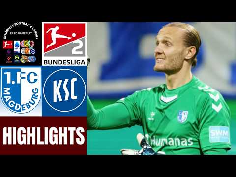 1.FC Magdeburg vs Karlsruhe SC | 24.Spieltag 2.Bundesliga | Fußball Highlights