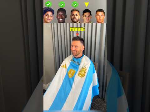 Ronaldo Jr. vs Pogba vs Neymar vs Messi vs Ronaldo - Getting Haircut