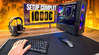 1000€ pour CONSTRUIRE le MEILLEUR Setup possible ! (avec PC Gamer)
