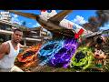 Franklin Shinchan Find Elemental Cars From A Crashed Plane In GTA 5 GTA 5 Bangla Gameplay